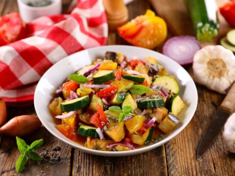 Ratatouille au piment au cookeo