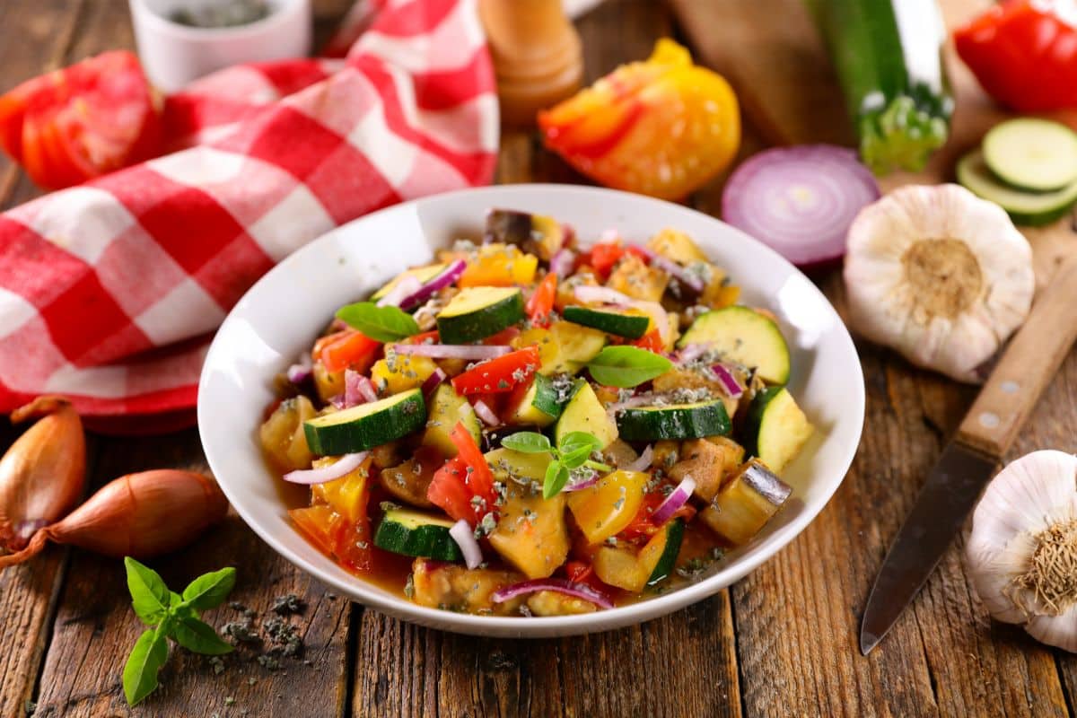 Ratatouille au piment au cookeo