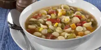 Recette de soupe de légumes et pâtes
