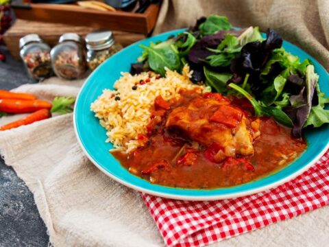 Recette poulet basquaise au cookeo