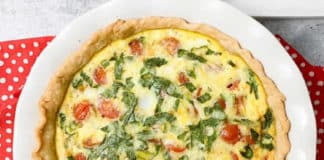 Recette quiche légère ww