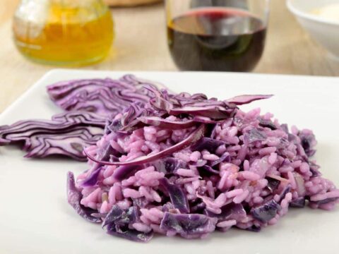 Risotto au chou rouge au cookeo