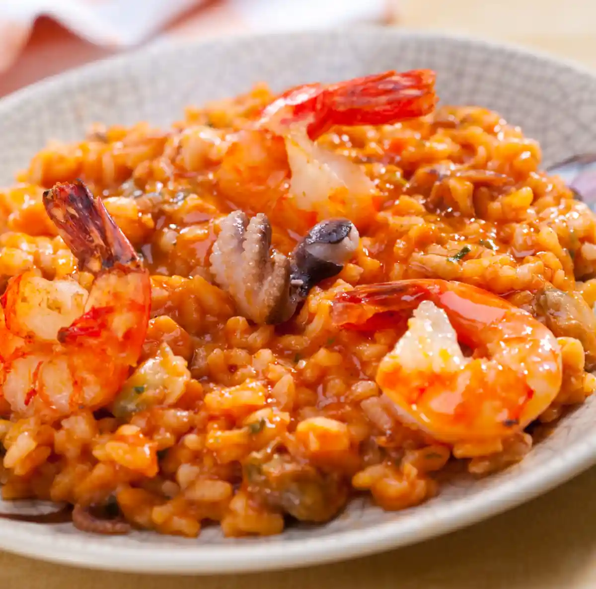 risotto aux fruits de mer au thermomix