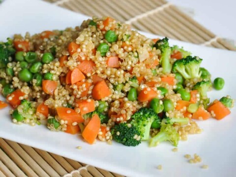 Salade quinoa brocoli au cookeo