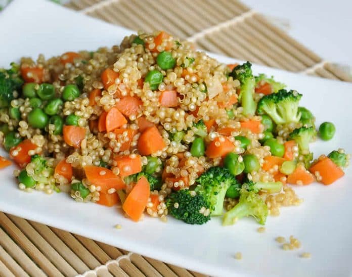 Salade quinoa brocoli au cookeo
