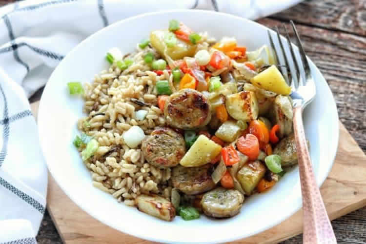 Saucisse de poulet aux carottes au cookeo