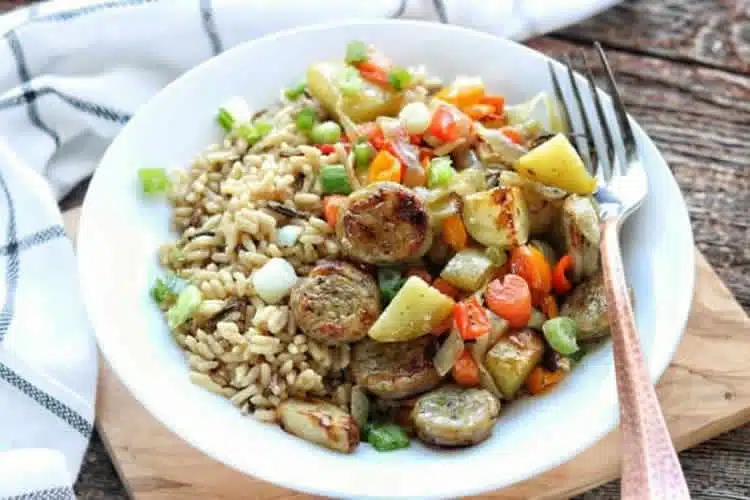 Saucisse de poulet aux carottes au cookeo