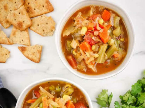 Soupe aux légumes Weight Watchers
