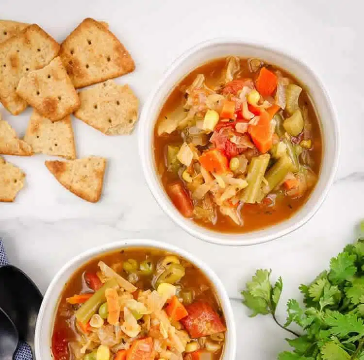Soupe aux légumes Weight Watchers