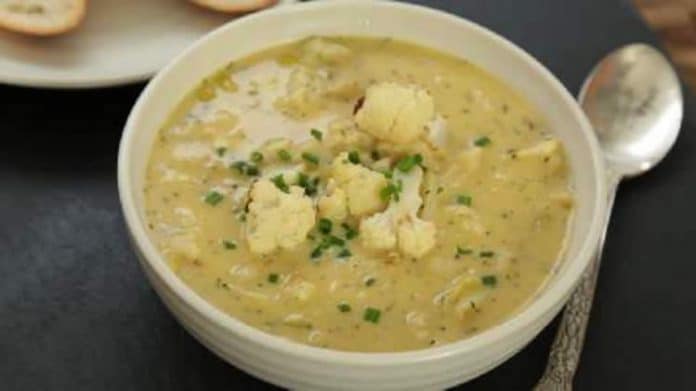 Soupe chou-fleur au thermomix