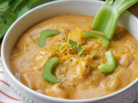 Soupe crémeuse aux poulet