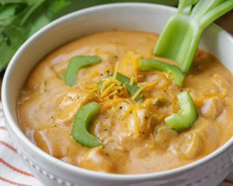 Soupe crémeuse aux poulet