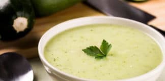 Soupe de courgette a la vache qui rit au thermomix