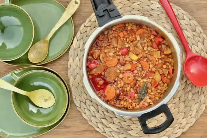 Soupe de lentilles au chorizo au thermomix