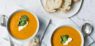 Soupe potiron et carottes au thermomix