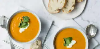 Soupe potiron et carottes au thermomix