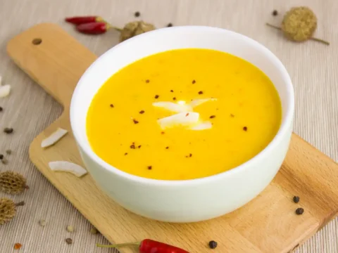 Soupe potiron et carottes au thermomix