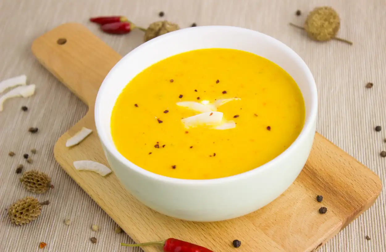 Soupe potiron et carottes au thermomix