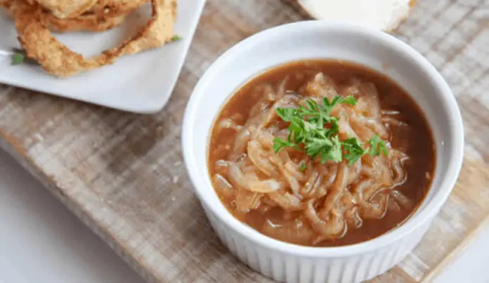 Soupe à l'oignon au cookeo