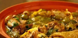 Tajine de poulet aux olives au thermomix