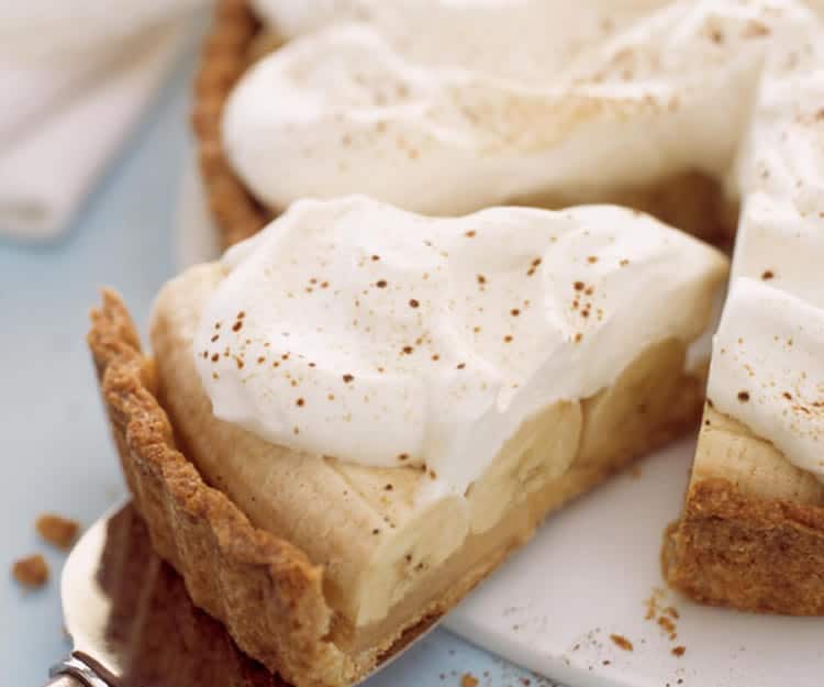 Tarte à la banane et au caramel