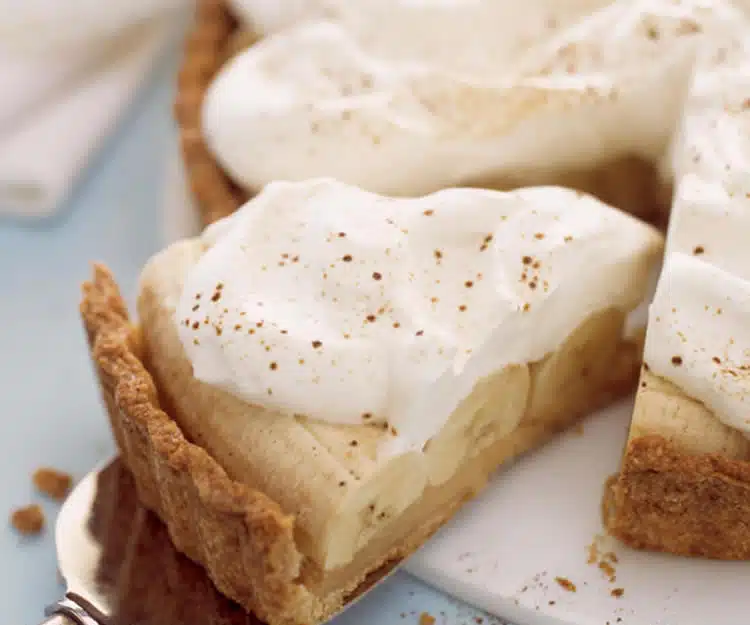 Tarte à la banane et au caramel