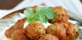 boulette de viande hachée à l'indienne au cookeo