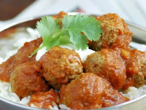 boulette de viande hachée à l'indienne au cookeo