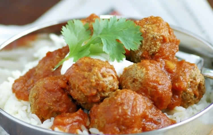 boulette de viande hachée à l'indienne au cookeo