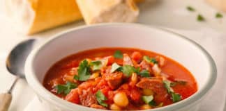 soupe pois chiche chorizo au cookeo