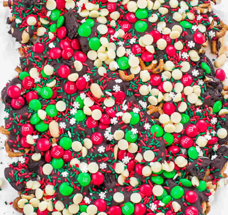 Barre chocolatée m&m's au thermomix 1