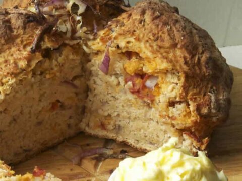 Brioche au chorizo et oignon au thermomix