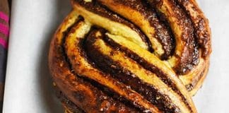 Brioche tressée au chocolat au thermomix