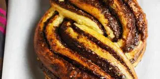 Brioche tressée au chocolat au thermomix