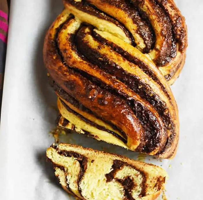 Brioche tressée au chocolat au thermomix