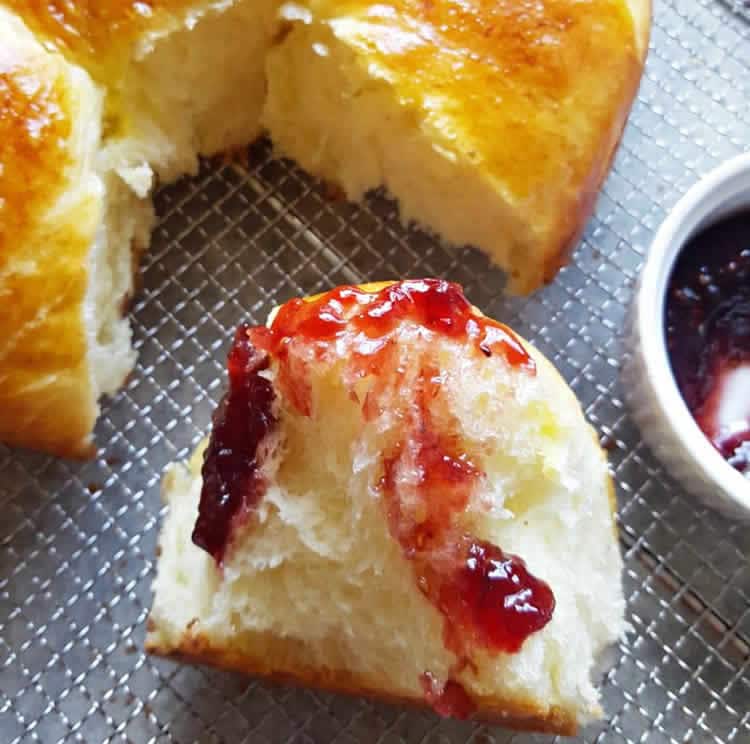 Brioche à la crème fraîche au thermomix