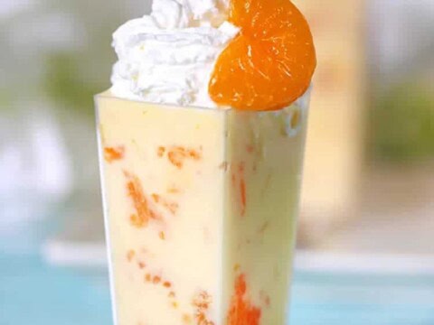 Dessert crème à la mandarine au thermomix