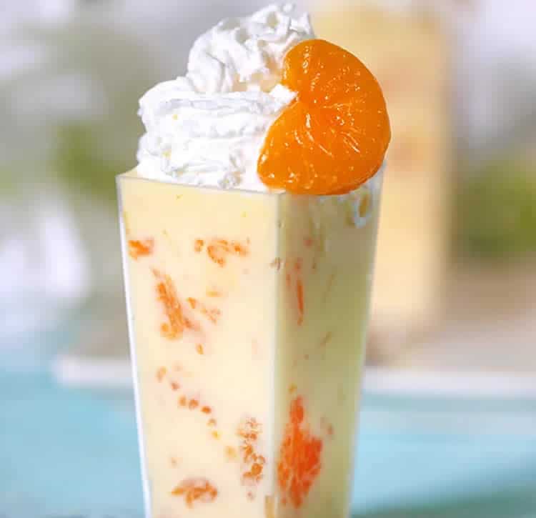 Dessert crème à la mandarine au thermomix