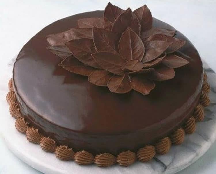 Feuilles en chocolat noir au thermomix