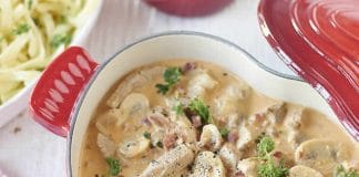 Filet de porc aux champignons au thermomix