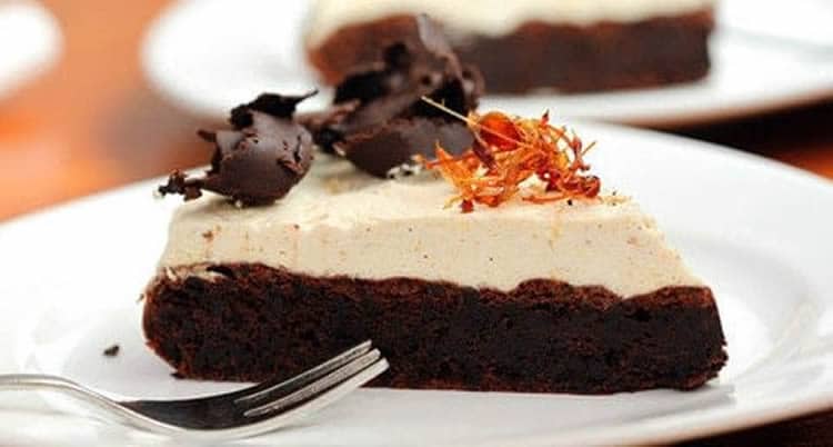 Gâteau chocolat à la mousse caramel