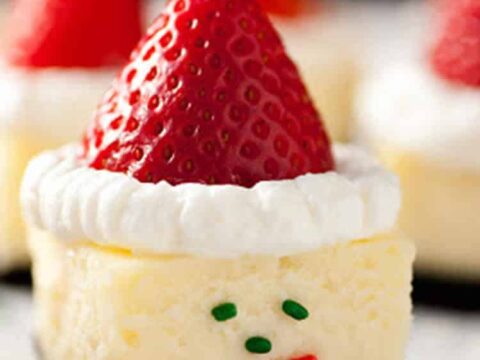 Mini cheesecake de Noel
