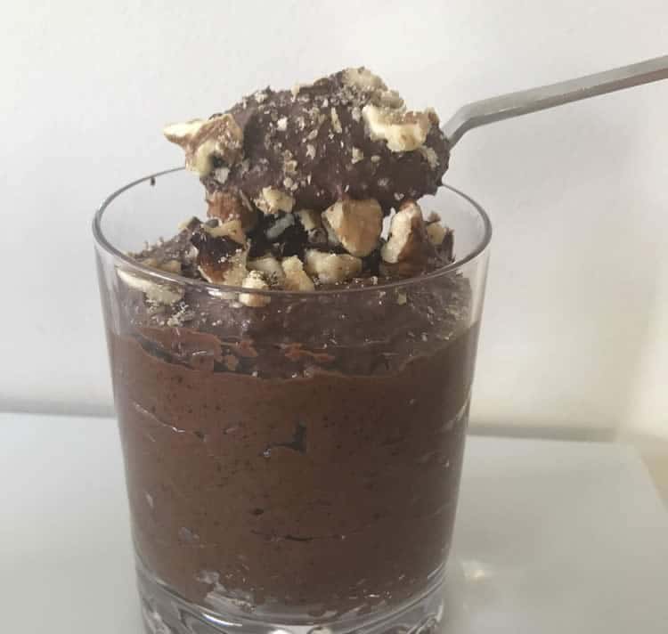 Mousse au chocolat et noix au thermomix