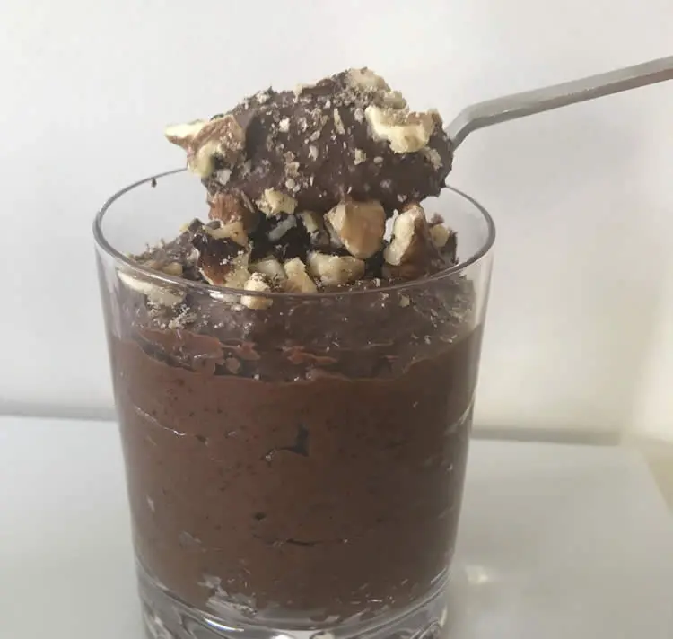 Mousse au chocolat et noix au thermomix