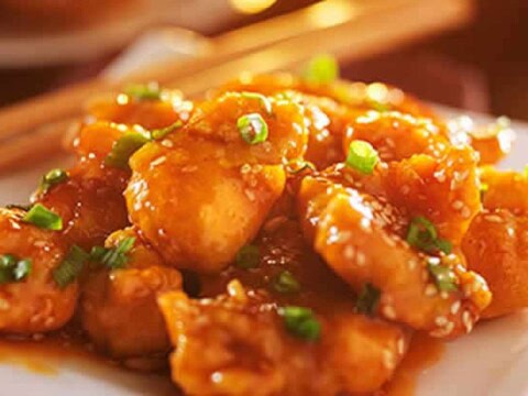 Poitrine de poulet à l'orange et mandarine