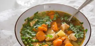 Poulet aux carottes et petit pois au cookeo