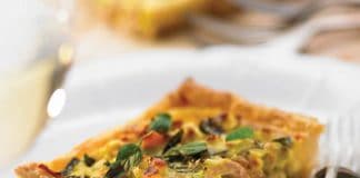 Quiche au poulet et poireaux au thermomix