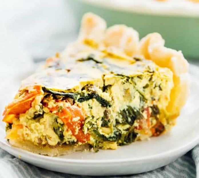 Quiche végétalienne