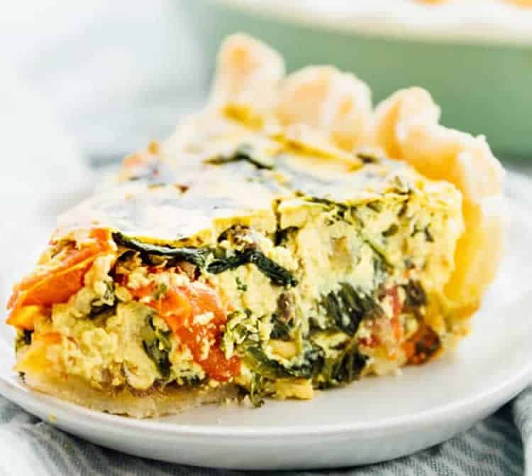 Quiche végétalienne