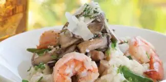 Risotto aux crevettes et champignons au thermomix